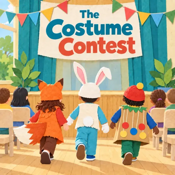 Cover of The Costume Contest, a Reading Mountain Level 4 decodable book
