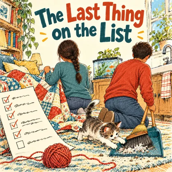 Cover of The Last Thing on the List, a Reading Mountain Level 4 decodable book