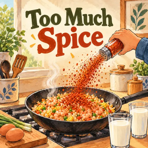 Cover of Too Much Spice, a Reading Mountain Level 4 decodable book