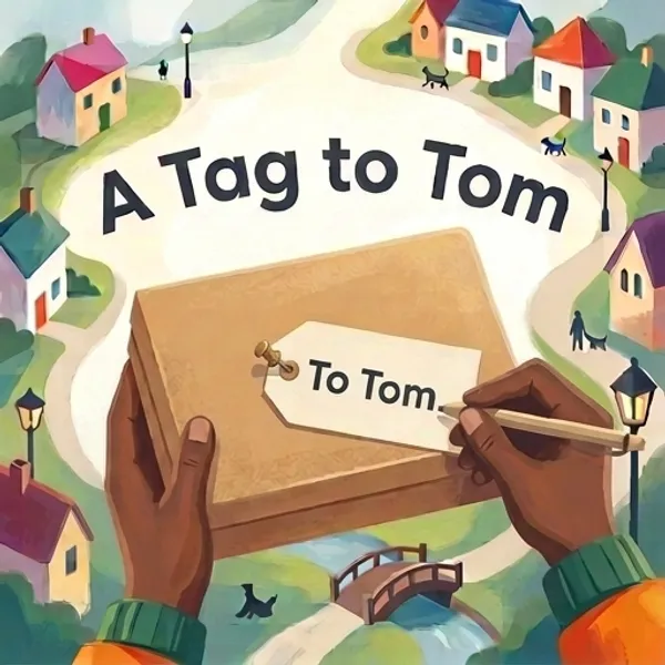 Cover of the decodable book A Tag to Tom