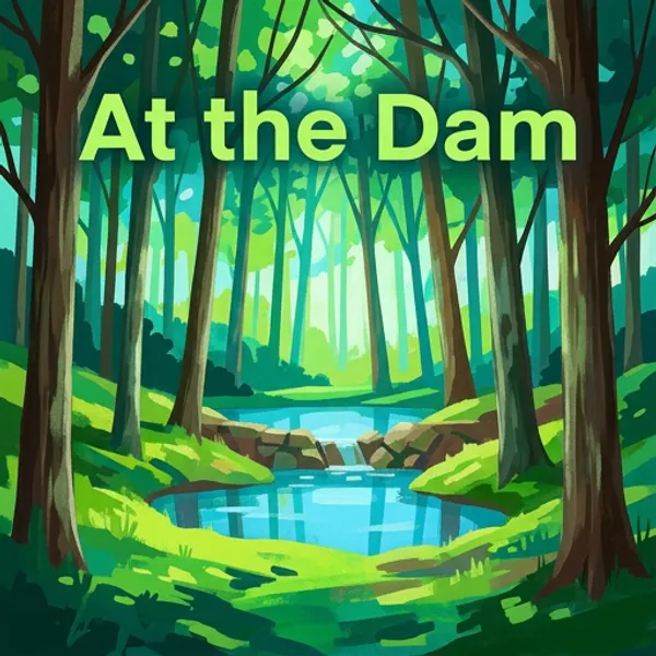 Cover of the decodable book At the Dam