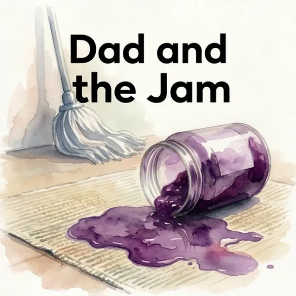 Cover of the decodable book Dad and the Jam