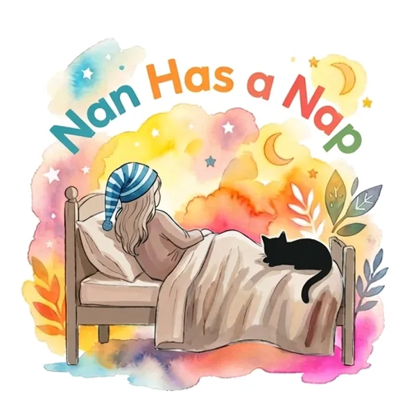 Cover of the decodable book Nan Has a Nap