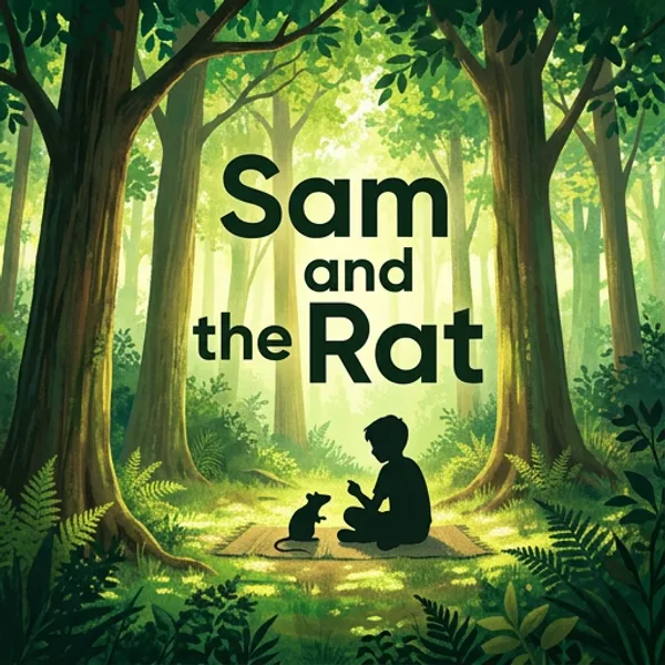 Cover of the decodable book Sam and the Rat
