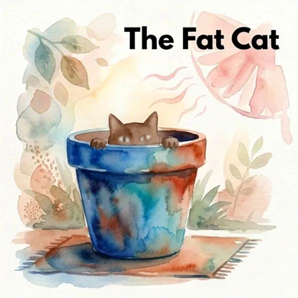 Cover of the decodable book The Fat Cat