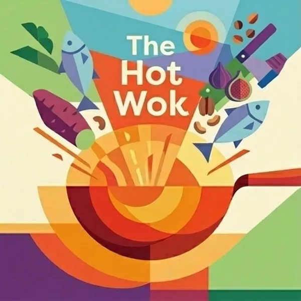 Cover of the decodable book The Hot Wok