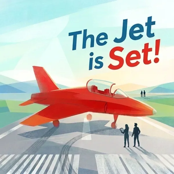 Cover of the decodable book The Jet is Set!