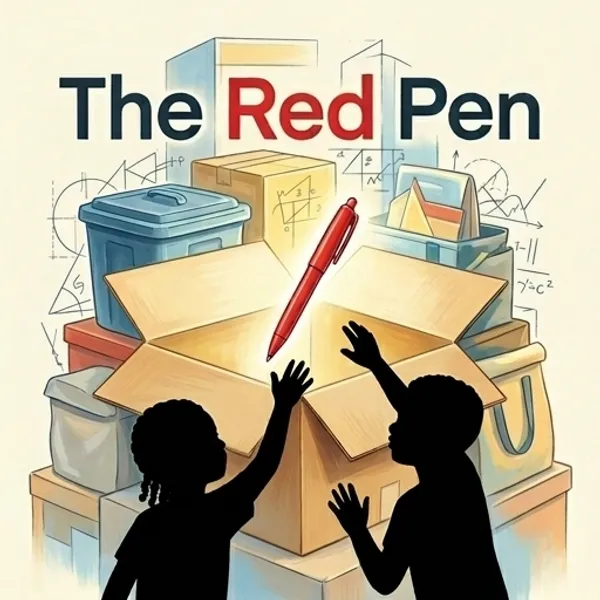 Cover of the decodable book The Red Pen