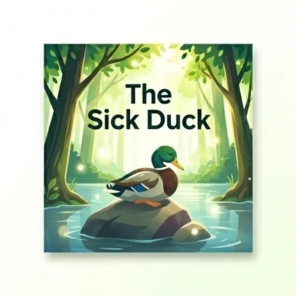 Cover of the decodable book The Sick Duck