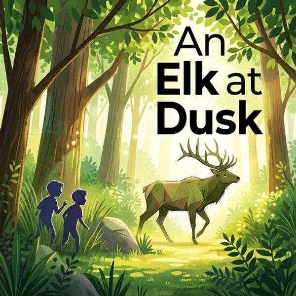 Cover of An Elk at Dusk, a Reading Mountain Level 3 decodable book