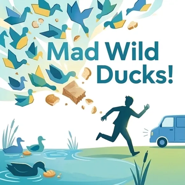 Cover of Mad Wild Ducks!, a Reading Mountain Level 3 decodable book