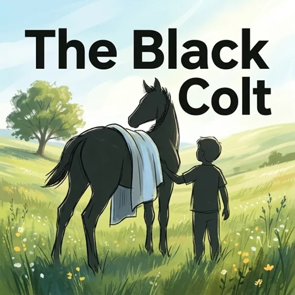 Cover of The Black Colt, a Reading Mountain Level 3 decodable book