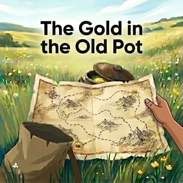 Cover of The Gold in the Old Pot, a Reading Mountain Level 3 decodable book
