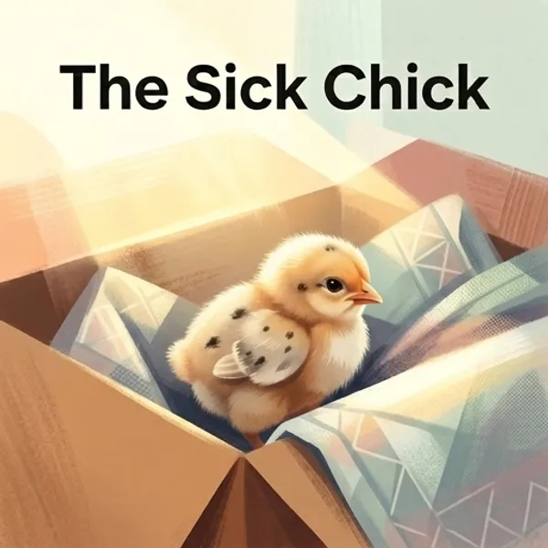 Cover of The Sick Chick, a Reading Mountain Level 3 decodable book
