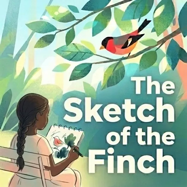 Cover of The Sketch of the Finch, a Reading Mountain Level 3 decodable book