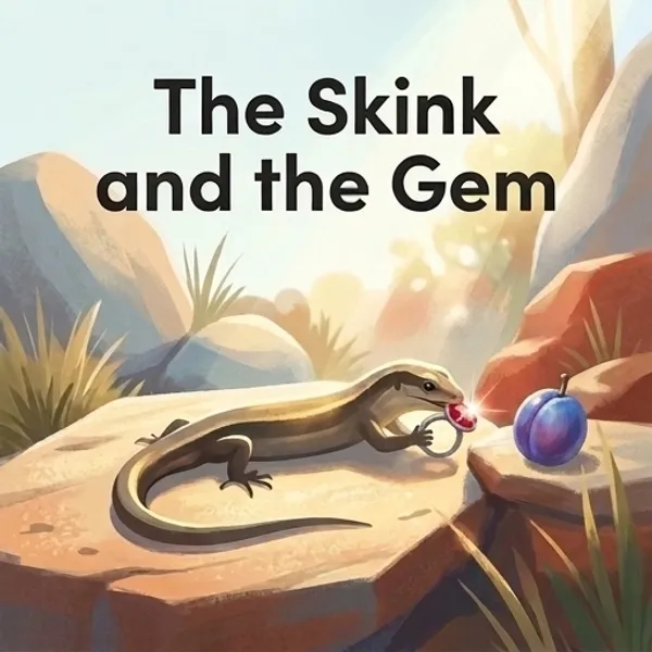 Cover of The Skink and the Gem, a Reading Mountain Level 3 decodable book