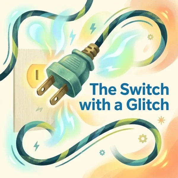 Cover of The Switch with a Glitch, a Reading Mountain Level 3 decodable book