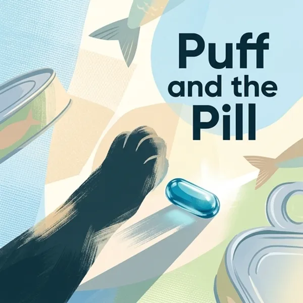 Cover of the decodable book Puff and the Pill