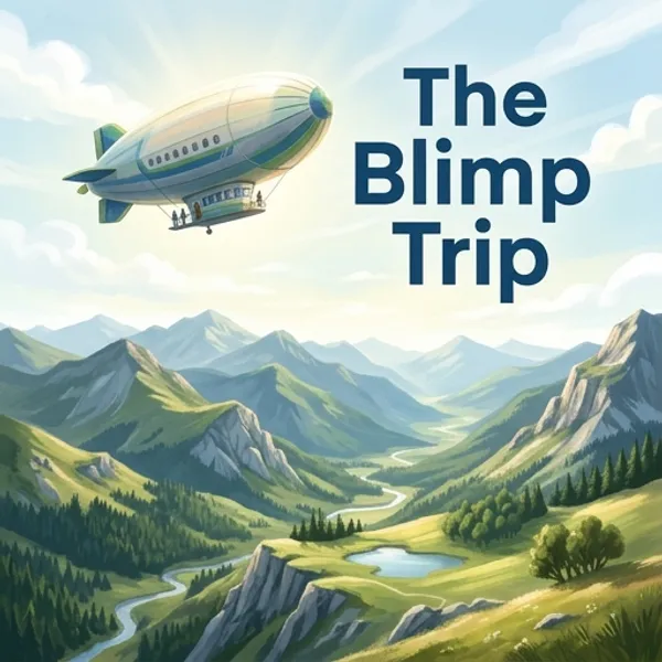 Cover of the decodable book The Blimp Trip