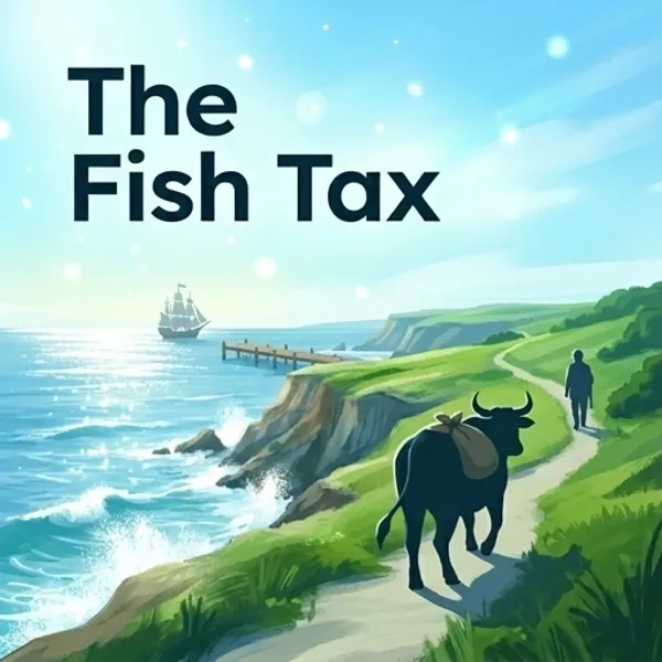 Cover of the decodable book The Fish Tax