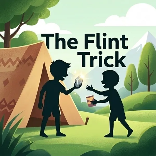 Cover of the decodable book The Flint Trick