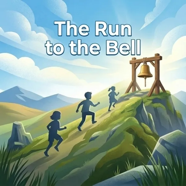 Cover of the decodable book The Run to the Bell