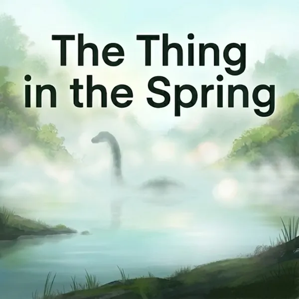 Cover of the decodable book The Thing in the Spring